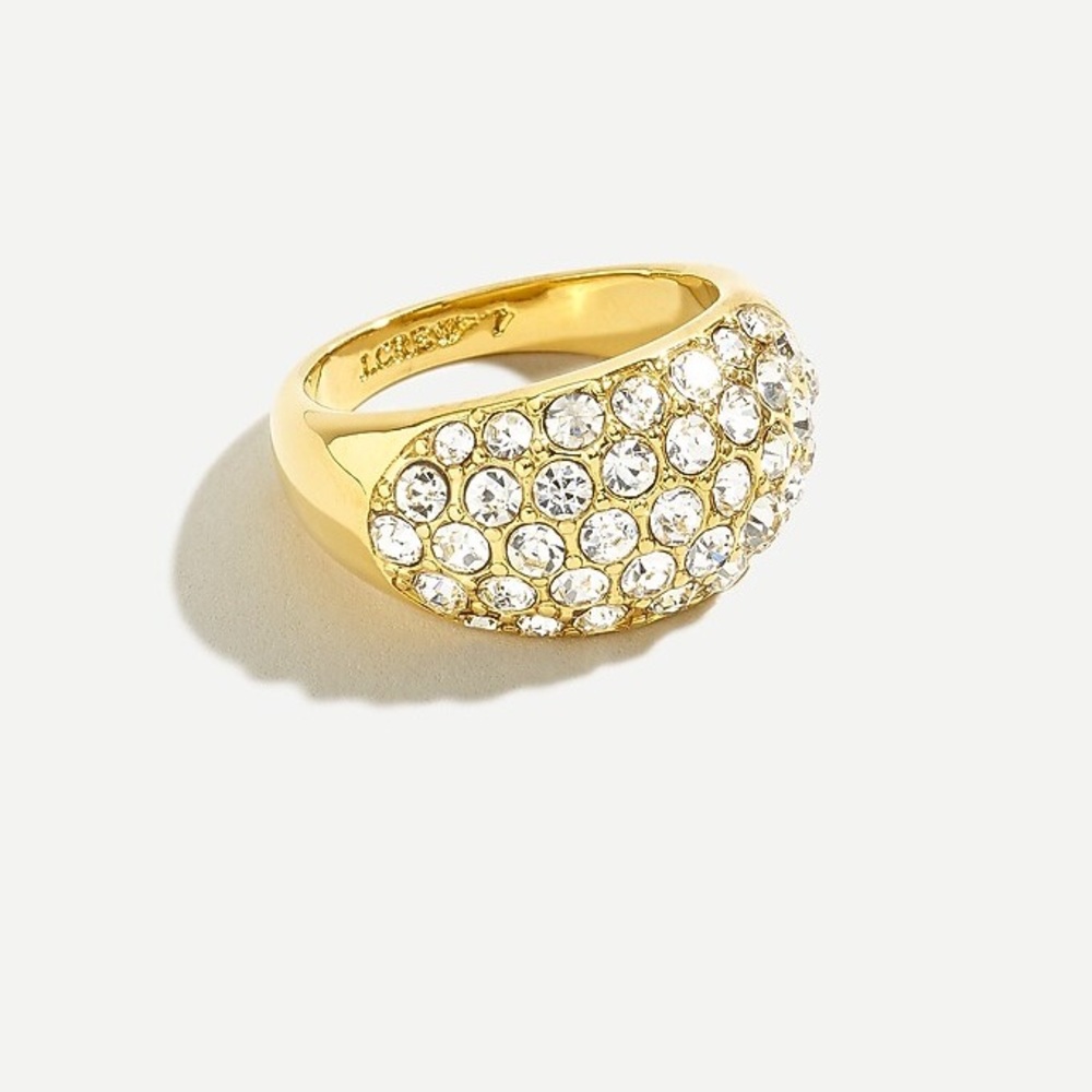 J. Crew Pave Cocktail Ring